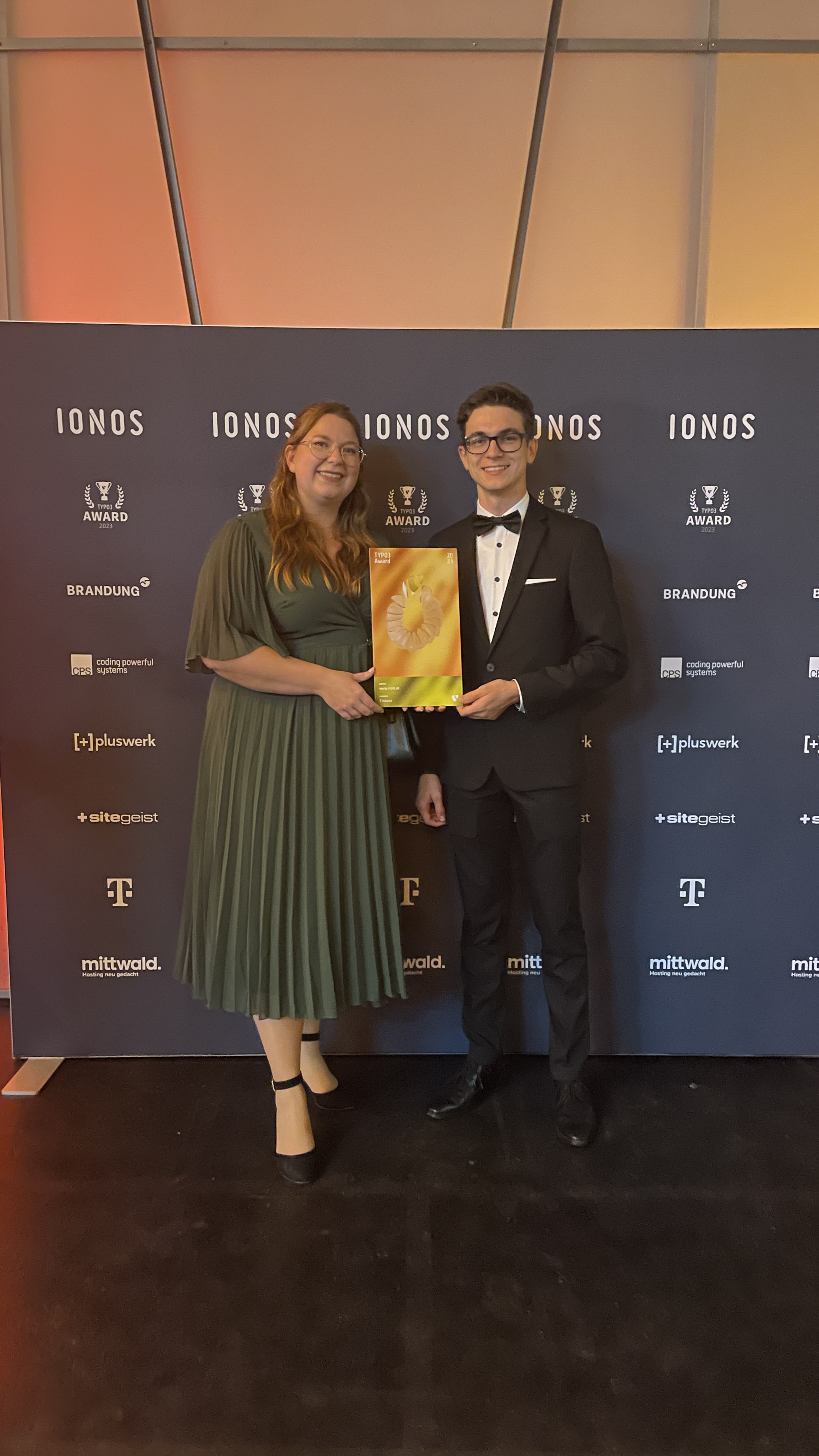 Lena beim TYPO3 Award